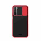 For Huawei nova 7 SE MOFI Xing Dun Series PC + TPU Anti-peep Waterproof And Anti-drop All-inclusive Protective Shell, Translucent Frosted(Red) - 1