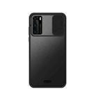 For Huawei P40 MOFI Xing Dun Series PC + TPU Anti-peep Waterproof And Anti-drop All-inclusive Protective Shell, Translucent Frosted(Black) - 1