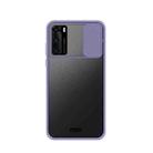 For Huawei P40 MOFI Xing Dun Series PC + TPU Anti-peep Waterproof And Anti-drop All-inclusive Protective Shell, Translucent Frosted(Purple) - 1