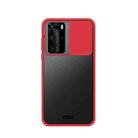 For Huawei P40 Pro MOFI Xing Dun Series PC + TPU Anti-peep Waterproof And Anti-drop All-inclusive Protective Shell, Translucent Frosted(Red) - 1