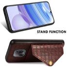 For Xiaomi Redmi 10X Pro 5G Crocodile Pattern PU+TPU+PVC Shatter-resistant Mobile Phone Case with Magnetic Invisible Holder & Holder & Card Slots(Brown) - 6