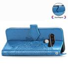 For LG Stylo 6 Halfway Mandala Embossing Pattern Horizontal Flip Leather Case with Holder & Card Slots & Wallet & Photo Frame & Lanyard(Blue) - 7