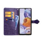 For LG Stylo 6 Halfway Mandala Embossing Pattern Horizontal Flip Leather Case with Holder & Card Slots & Wallet & Photo Frame & Lanyard(Purple) - 5
