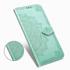 For LG Stylo 6 Halfway Mandala Embossing Pattern Horizontal Flip Leather Case with Holder & Card Slots & Wallet & Photo Frame & Lanyard(Green) - 4