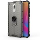 For Xiaomi Redmi 8 Shockproof Honeycomb PC + TPU Ring Holder Protection Case(Grey) - 1
