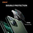 For iPhone 11 Hat-Prince ENKAY Rear Camera Lens Film Aluminium Alloy + PMMA Full Coverage Protector(Black) - 3