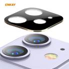 For iPhone 11 Hat-Prince ENKAY Rear Camera Lens Film Aluminium Alloy + PMMA Full Coverage Protector(Gold) - 1