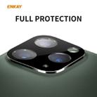 For iPhone 11 Hat-Prince ENKAY Rear Camera Lens Film Aluminium Alloy + PMMA Full Coverage Protector(Silver) - 2
