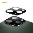 For iPhone 11 Pro / 11 Pro Max Hat-Prince ENKAY Rear Camera Lens Film Aluminium Alloy+PMMA Full Coverage Protector(Black) - 1