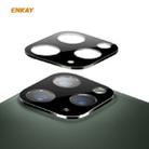 For iPhone 11 Pro / 11 Pro Max Hat-Prince ENKAY Rear Camera Lens Film Aluminium Alloy+PMMA Full Coverage Protector(Blackish Green) - 1