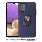 For Samsung Galaxy A32 5G 360 Rotary Multifunctional Stent PC+TPU Case with Magnetic Invisible Holder(Navy Blue) - 1