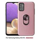 For Samsung Galaxy A32 5G 360 Rotary Multifunctional Stent PC+TPU Case with Magnetic Invisible Holder(Rose Gold) - 1