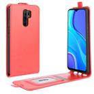 For Xiaomi Redmi 9 R64 Texture Single Vertical Flip Leather Protective Case with Card Slots & Photo Frame(Red) - 1
