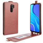 For Xiaomi Redmi 9 R64 Texture Single Vertical Flip Leather Protective Case with Card Slots & Photo Frame(Brown) - 1