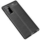 For Samsung Galaxy Note 20 Litchi Texture TPU Shockproof Case(Black) - 1