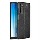 For Huawei Honor Play 4 Litchi Texture TPU Shockproof Case(Black) - 1