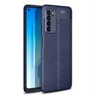 For Huawei Honor Play 4 Litchi Texture TPU Shockproof Case(Navy Blue) - 1
