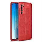 For Huawei Honor Play 4 Litchi Texture TPU Shockproof Case(Red) - 1