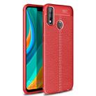 For Huawei Y8s Litchi Texture TPU Shockproof Case(Red) - 1