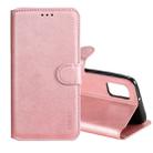 For Samsung Galaxy A31 ENKAY Hat-Prince Horizontal Flip Leather Case with Holder & Card Slots & Wallet(Pink) - 1