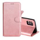 For Samsung Galaxy A51 ENKAY Hat-Prince Horizontal Flip Leather Case with Holder & Card Slots & Wallet(Pink) - 1