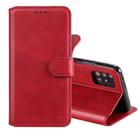 For Samsung Galaxy A51 ENKAY Hat-Prince Horizontal Flip Leather Case with Holder & Card Slots & Wallet(Red) - 1