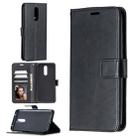 For Xiaomi Redmi 8 Crazy Horse Texture Horizontal Flip Leather Case with Holder & Card Slots & Wallet & Photo Frame(Black) - 1