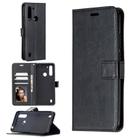 For Motorola Moto G8 Power Lite Crazy Horse Texture Horizontal Flip Leather Case with Holder & Card Slots & Wallet & Photo Frame(Black) - 2