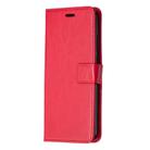 For Motorola Moto G8 Power Lite Crazy Horse Texture Horizontal Flip Leather Case with Holder & Card Slots & Wallet & Photo Frame(Red) - 3