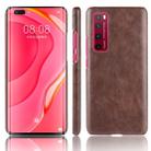 For Huawei Nova 7 Pro Shockproof Litchi Texture PC + PU Case(Brown) - 1