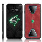 For Xiaomi Black Shark 3 Shockproof Sewing Cow Pattern Skin PC + PU + TPU Case(Red) - 1