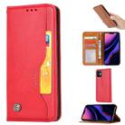 For Huawei Y5P 2020 / Honor 9s Knead Skin Texture Horizontal Flip Leather Case with Photo Frame & Holder & Card Slots & Wallet(Red) - 1