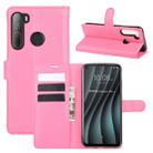 For HTC Desire 20 Pro Litchi Texture Horizontal Flip Protective Case with Holder & Card Slots & Wallet(Rose red) - 1