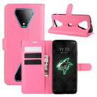 For Xiaomi Black Shark 3 Litchi Texture Horizontal Flip Protective Case with Holder & Card Slots & Wallet(Rose Red) - 1
