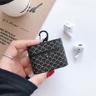 For Apple Airpods Pro Dragon Scale Pattern PU Leather Protective Case(Black) - 1