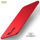 For Xiaomi Redmi 9 MOFI Frosted PC Ultra-thin Hard Case(Red) - 1