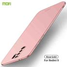 For Xiaomi Redmi 9 MOFI Frosted PC Ultra-thin Hard Case(Rose Gold) - 1