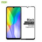 For Huawei Y6P / Honor9A MOFI 9H 2.5D Full Screen Tempered Glass Film(Black) - 1