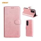 For Huawei P40 ENKAY Hat-Prince Horizontal Flip Leather Case with Holder & Card Slots & Wallet(Pink) - 1