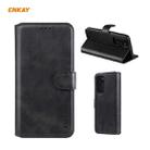 For Huawei P40 ENKAY Hat-Prince Horizontal Flip Leather Case with Holder & Card Slots & Wallet(Black) - 1