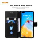 For Huawei P40 ENKAY Hat-Prince Horizontal Flip Leather Case with Holder & Card Slots & Wallet(Black) - 5