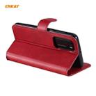 For Huawei P40 ENKAY Hat-Prince Horizontal Flip Leather Case with Holder & Card Slots & Wallet(Red) - 3