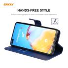 For Huawei P40 ENKAY Hat-Prince Horizontal Flip Leather Case with Holder & Card Slots & Wallet(Dark Blue) - 4