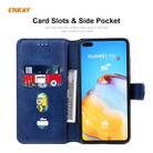 For Huawei P40 ENKAY Hat-Prince Horizontal Flip Leather Case with Holder & Card Slots & Wallet(Dark Blue) - 5