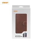 For Huawei P40 ENKAY Hat-Prince Horizontal Flip Leather Case with Holder & Card Slots & Wallet(Brown) - 8