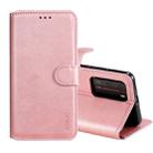 For HUAWEI P40 Pro ENKAY Hat-Prince Horizontal Flip Leather Case with Holder & Card Slots & Wallet(Pink) - 1