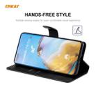 For HUAWEI P40 Pro ENKAY Hat-Prince Horizontal Flip Leather Case with Holder & Card Slots & Wallet(Black) - 4