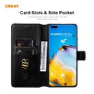 For HUAWEI P40 Pro ENKAY Hat-Prince Horizontal Flip Leather Case with Holder & Card Slots & Wallet(Black) - 5