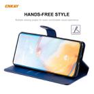 For HUAWEI P40 Pro ENKAY Hat-Prince Horizontal Flip Leather Case with Holder & Card Slots & Wallet(Dark Blue) - 4