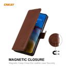 For HUAWEI P40 Pro ENKAY Hat-Prince Horizontal Flip Leather Case with Holder & Card Slots & Wallet(Brown) - 7